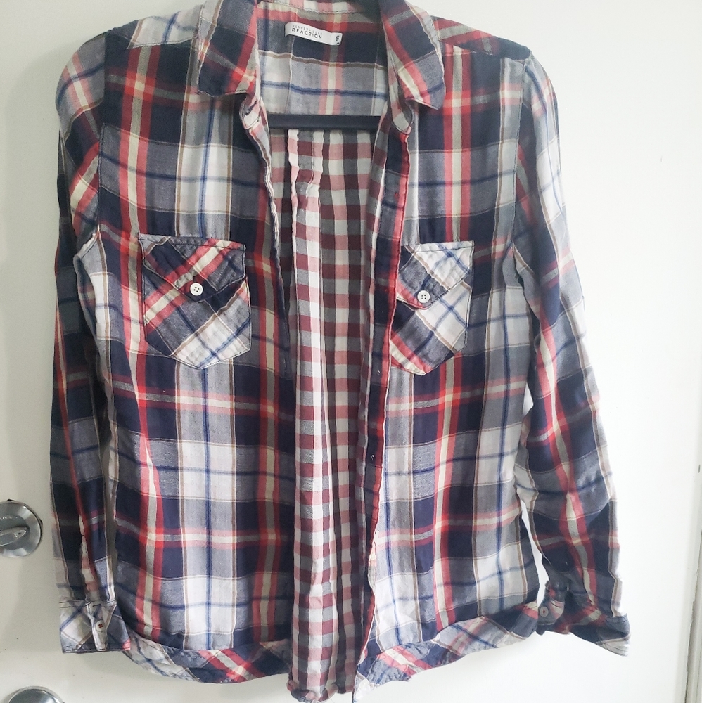 3/$20 Plaid Button Up L/S Shirt